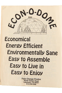 ECON-O-DOME CATALOG