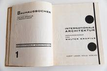 Load image into Gallery viewer, INTERNATIONAL ARCHITEKTUR | Bauhaus Bücher 1