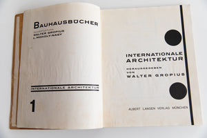 INTERNATIONAL ARCHITEKTUR | Bauhaus Bücher 1