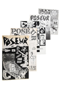 POSEUR ZINE 1,2,3,5, + Wholesale Catalog