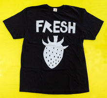 Load image into Gallery viewer, WESTFALL | Berry Fresh T-shirt (white on Black)